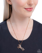 Load image into Gallery viewer, Stallion Spotlight - Copper Necklace