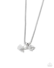 Load image into Gallery viewer, Deadlift Defiance - Silver Necklace