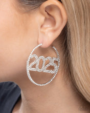 Load image into Gallery viewer, This is Gonna Be My Year - White Earrings