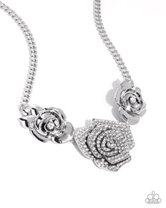 Bouquet Beacon - White Necklace