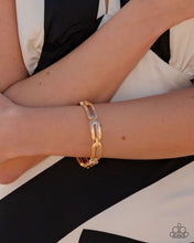 Load image into Gallery viewer, Symmetrical Sheen - Gold Bracelet
