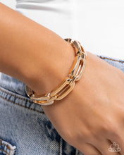 Load image into Gallery viewer, Symmetrical Sheen - Gold Bracelet