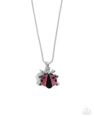 Ladybug Legend - Red Necklace