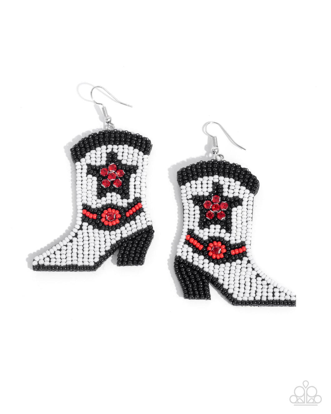 Beaded Boot - Multi Earrings