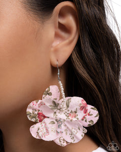 Flourishing Fantasia - Pink Earrings