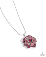 Load image into Gallery viewer, Blossoming Belle - Red Rose Necklace - April 2025 Life of the Party