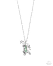 Load image into Gallery viewer, Flashy Tree Frog - Green Necklace
