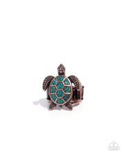 Load image into Gallery viewer, Turtle Triumph - Copper Ring