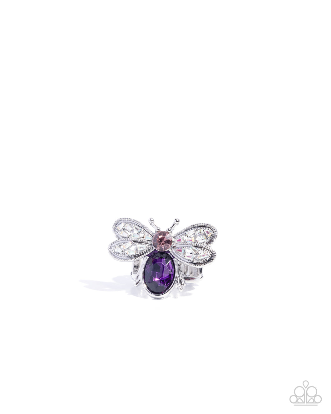 Bedazzled Bee - Purple Ring