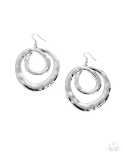 Subtle Swirls - Silver Earrings