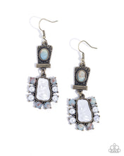 Load image into Gallery viewer, Synthetic Serenity - Brass Earrings