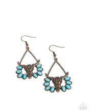Load image into Gallery viewer, Western Whirlwind - Brass Earrings