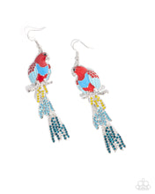 Load image into Gallery viewer, Parrot Pull - Red Earrings