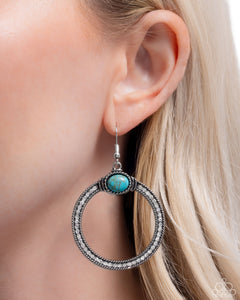 Radical Rusticity - Blue Earrings