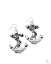 Load image into Gallery viewer, Adorable Anchor - Silver Earrings