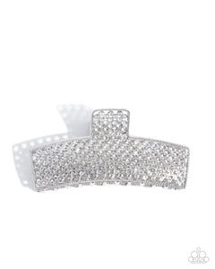 Glittery Gesture - White Hair Accessories