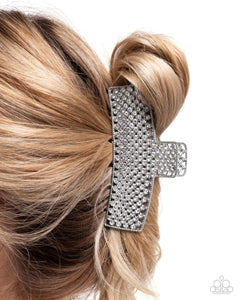 Glittery Gesture - White Hair Accessories