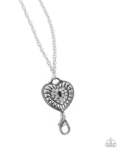 Load image into Gallery viewer, Panoramic Padlock - White Necklace