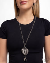 Load image into Gallery viewer, Panoramic Padlock - White Necklace