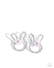 Load image into Gallery viewer, Bunny Backdrop - Pink Earrings