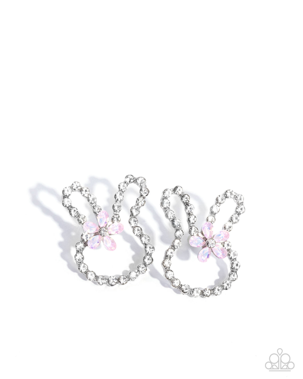 Bunny Backdrop - Pink Earrings