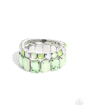 Load image into Gallery viewer, Mismatched Mood - Green Bracelet