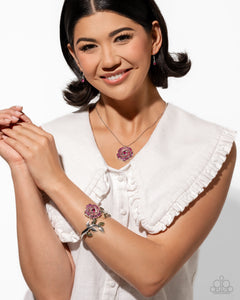Bewitching Belle - Red Rose Cuff Bracelet - April 2025 Life of the Party