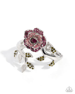 Bewitching Belle - Red Rose Cuff Bracelet - April 2025 Life of the Party