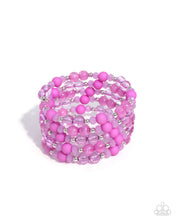 Load image into Gallery viewer, Colorful Chorus - Purple Coil Bracelet