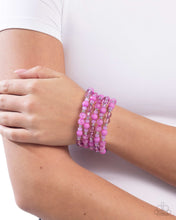 Load image into Gallery viewer, Colorful Chorus - Purple Coil Bracelet
