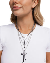 Load image into Gallery viewer, Coquette Cascade - Black Necklace