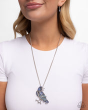 Load image into Gallery viewer, Radiant Raven - Blue Necklace