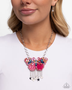 Mayoral Monarch - Pink Necklace