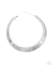 Load image into Gallery viewer, Fringe Formal - Silver Necklace - Empower Me Pink Exclusive 2025 - Paparazzi Accessories