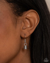 Load image into Gallery viewer, Fringe Formal - Silver Necklace - Empower Me Pink Exclusive 2025 - Paparazzi Accessories