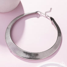 Load image into Gallery viewer, Fringe Formal - Silver Necklace - Empower Me Pink Exclusive 2025 - Paparazzi Accessories