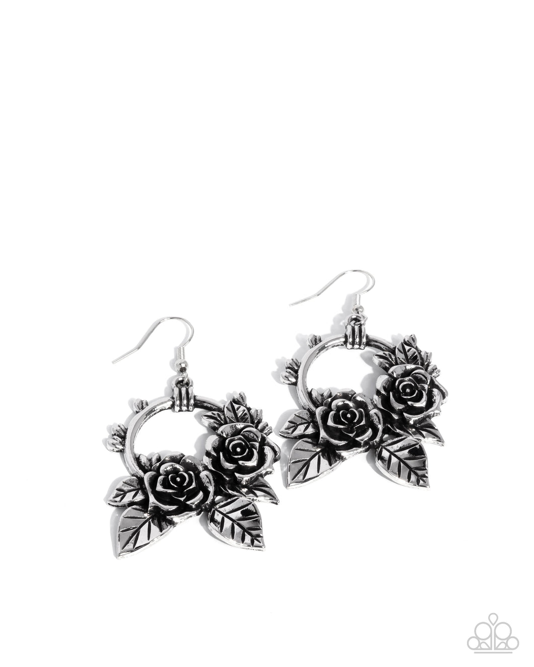 Wanderlust Wreath - Silver Earrings