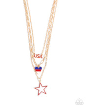 Load image into Gallery viewer, Unforgettable USA - Gold Necklace