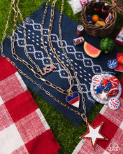 Load image into Gallery viewer, Unforgettable USA - Gold Necklace