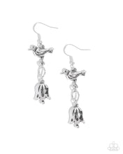 Load image into Gallery viewer, Balancing Bird - Silver Earrings