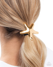 Load image into Gallery viewer, Sleek Starfish - Gold Hair Accessory
