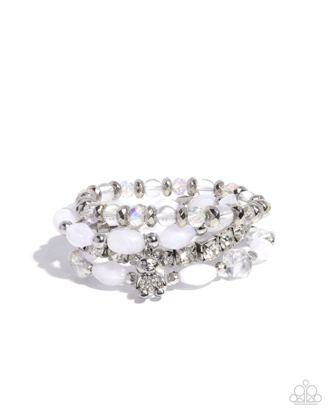 Bewitching Bear - White Bracelet