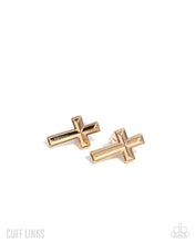 Load image into Gallery viewer, Crowning Cuff Links - Gold Cuff Links