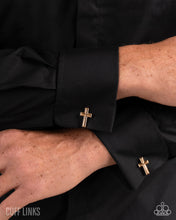 Load image into Gallery viewer, Crowning Cuff Links - Gold Cuff Links