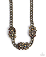 Load image into Gallery viewer, Fairy Florals - Brass Necklace