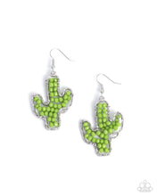 Load image into Gallery viewer, Cactus Catwalk - Green Earrings