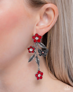 Whimsical Weekend - Red Earrings