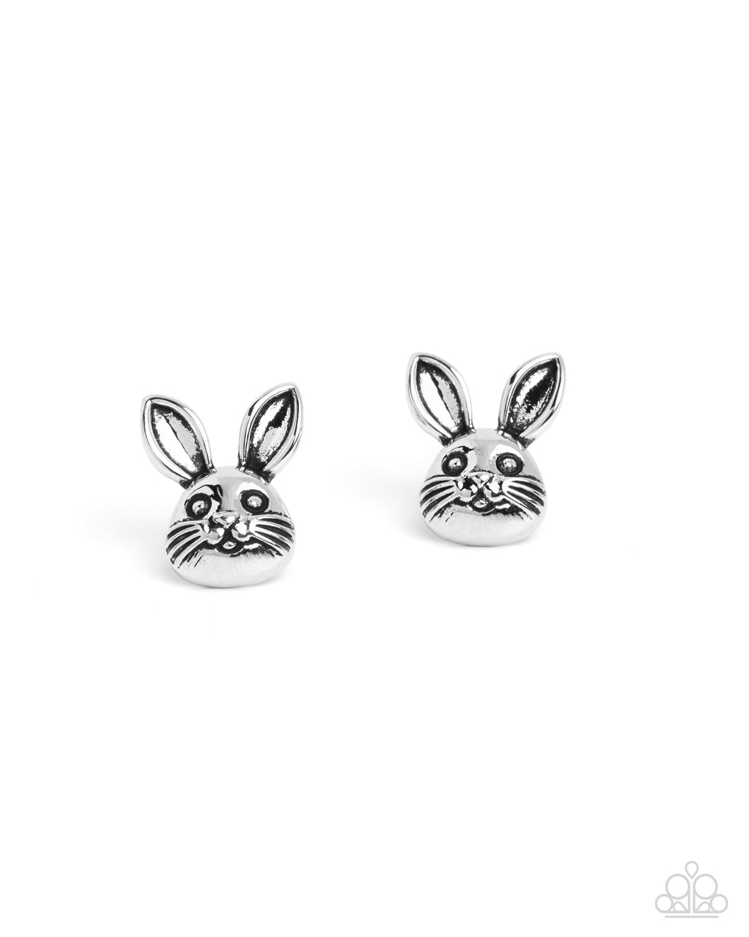 Bodacious Bunny - Silver Earrings