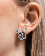 Load image into Gallery viewer, Bodacious Bunny - Silver Earrings