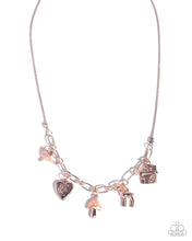 Load image into Gallery viewer, Complete Look: Rose Gold Charms Necklace and Bracelet